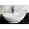 Kingston Brass Water Onyx Sgl-Handle Bthrm Faucet W/Brass Pop-Up & Cover Plate, Blk SS NS8420DKL - alternate 2